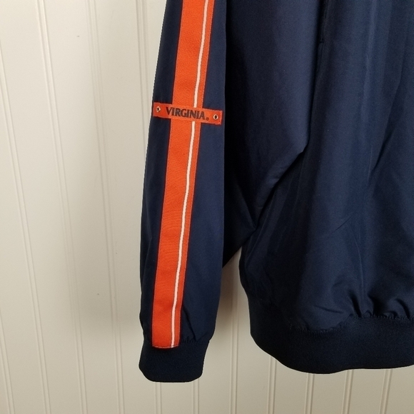 Nike Team Virginia Cavaliers Jacket Windbreaker Pull Over 1/4 Zip Stitched Large - Picture 4 of 8